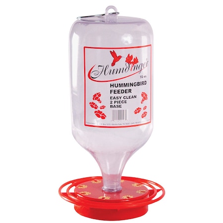 Humdinger Humdinger Hummingbird 72 oz Plastic Bottle Nectar Feeder 8 ports 107